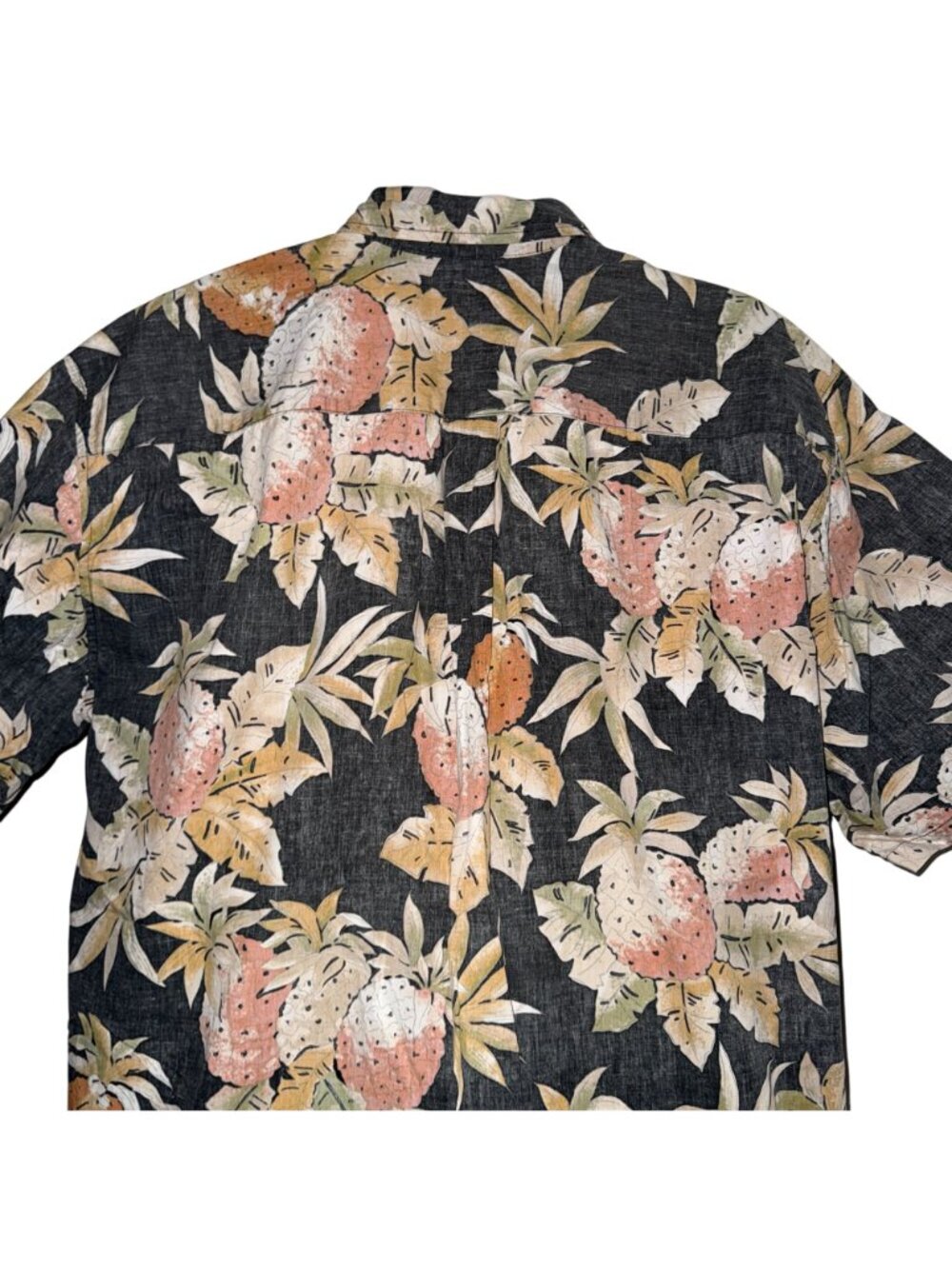 VTG Cooke Street Button Shirt Mens 2XL Pineapple Colorful Hawaiian Vacation - Picture 5 of 7